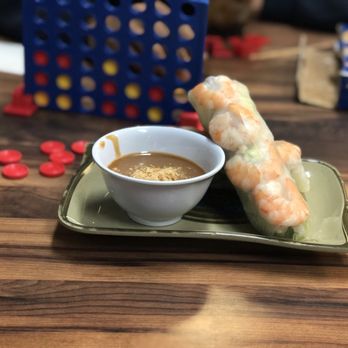 Rustic Bubble Tea Cafe - Shrimp spring roll with peanut sauce - Bubble Tea Near Me - Albuquerque, New Mexico