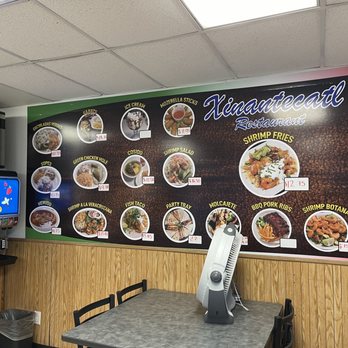 Xinantecatl Restaurant - Wall menu - American Near Me - Fresno, California Xinantecatl Restaurant - Wall menu - American Near Me - Fresno, California