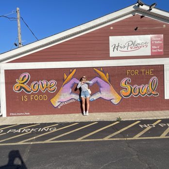 His Place Eatery - Cute mural outside - Southern Near Me - Indianapolis, Indiana His Place Eatery - Cute mural outside - Southern Near Me - Indianapolis, Indiana