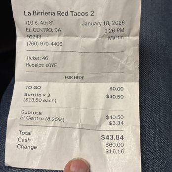 La Birrieria Red Tacos - Purchase - Tacos Near Me - El Centro, California La Birrieria Red Tacos - Purchase - Tacos Near Me - El Centro, California