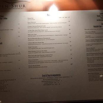 Bien Shur - Menu - New American Near Me - Albuquerque, New Mexico