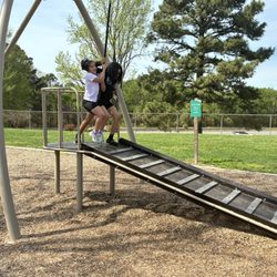 Kidsburg - My girls 7 & 14 on the zip line