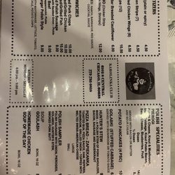 Karolinka Club - Menu (Front)