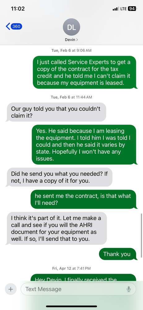 Slide of Gordon's Service Experts