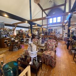 Full Moon's Vintage Village - Large and small items displayed with charm!