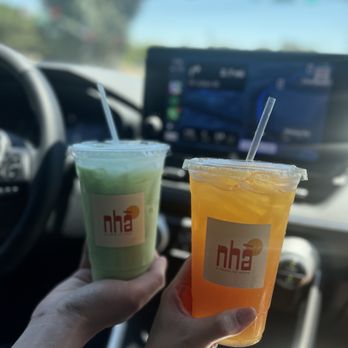 Nha Cafe - Orange sunset and Pandan dream - Vietnamese Near Me Nha Cafe - Orange sunset and Pandan dream - Vietnamese Near Me