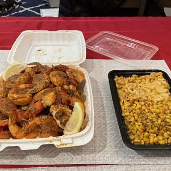 TK’s Surf And Turf Kitchen - Crab & Shrimp, Spicy Mac & Cheese - Individual size, Corn - Individual - Seafood Near Me - Denver, Colorado TK’s Surf And Turf Kitchen - Crab & Shrimp, Spicy Mac & Cheese - Individual size, Corn - Individual - Seafood Near Me - Denver, Colorado