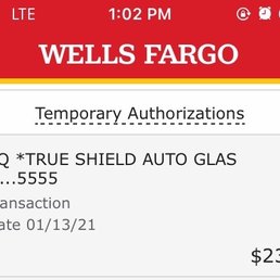 Credit card charge