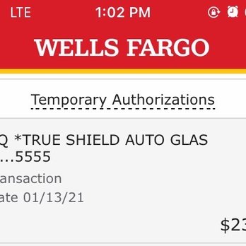 True Shield AutoGlass - Credit card charge - Auto Glass Services Near Me - Gaithersburg, Maryland