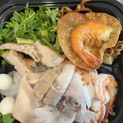 Hu Tieu - Chef's Special with Clear Noodle Soup with Shrimp, Pork, and Quail Egg