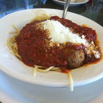 Liliha Bakery - Spaghetti with two meatballs.  Not worth eating. - Bakeries Near Me - Honolulu, Hawaii