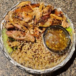 ZAZ - Jerk chicken with quinoa and plantain on the side