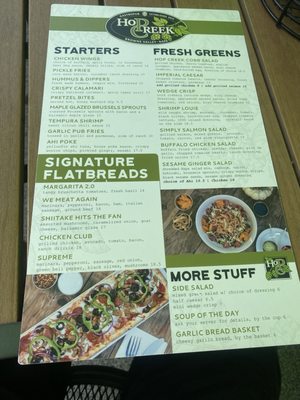 Menu photo 3 Hop Creek Napa, CA