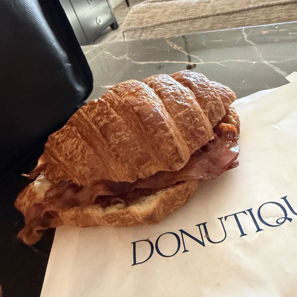 Donutique - This is the sandwich I received after I complained. - Coffee & Tea Near Me - Las Vegas, Nevada Donutique - This is the sandwich I received after I complained. - Coffee & Tea Near Me - Las Vegas, Nevada
