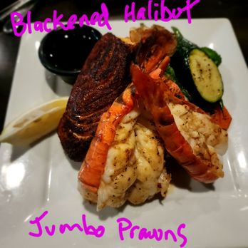Ciao Bella Ristorante - Blackened Halibut w/ Jumbo Prawns - Italian Near Me - Modesto, California Ciao Bella Ristorante - Blackened Halibut w/ Jumbo Prawns - Italian Near Me - Modesto, California