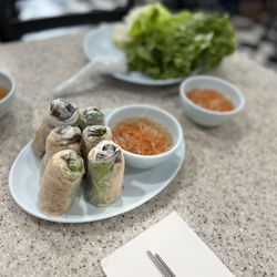 Thien Tam Vegetarian Restaurant - Spring rolls