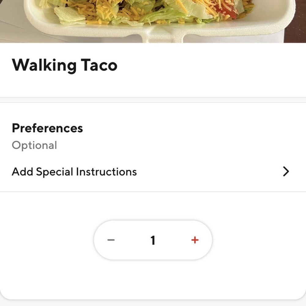Buckeye Dairy Bar - What they advertise the Walking Taco to look like - American Near Me - Hillsboro, Ohio