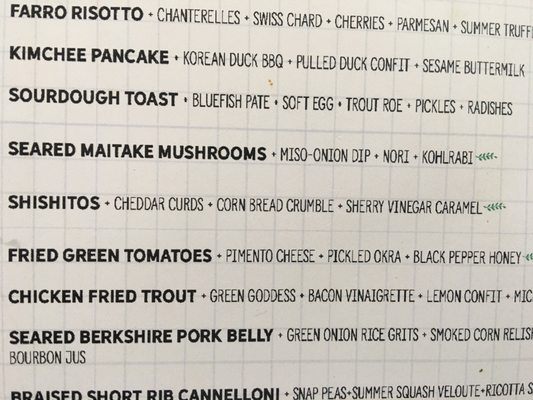 Menu photo 6 The Proprietors Bar & Table Nantucket, MA