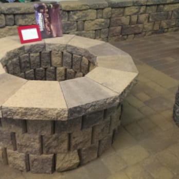 Pavestone 3 Piece Fire Pit With Cap Sandstone Blend Yelp