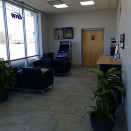 This is the clean and comfortable waiting room. Free video game for the kid in all of us!