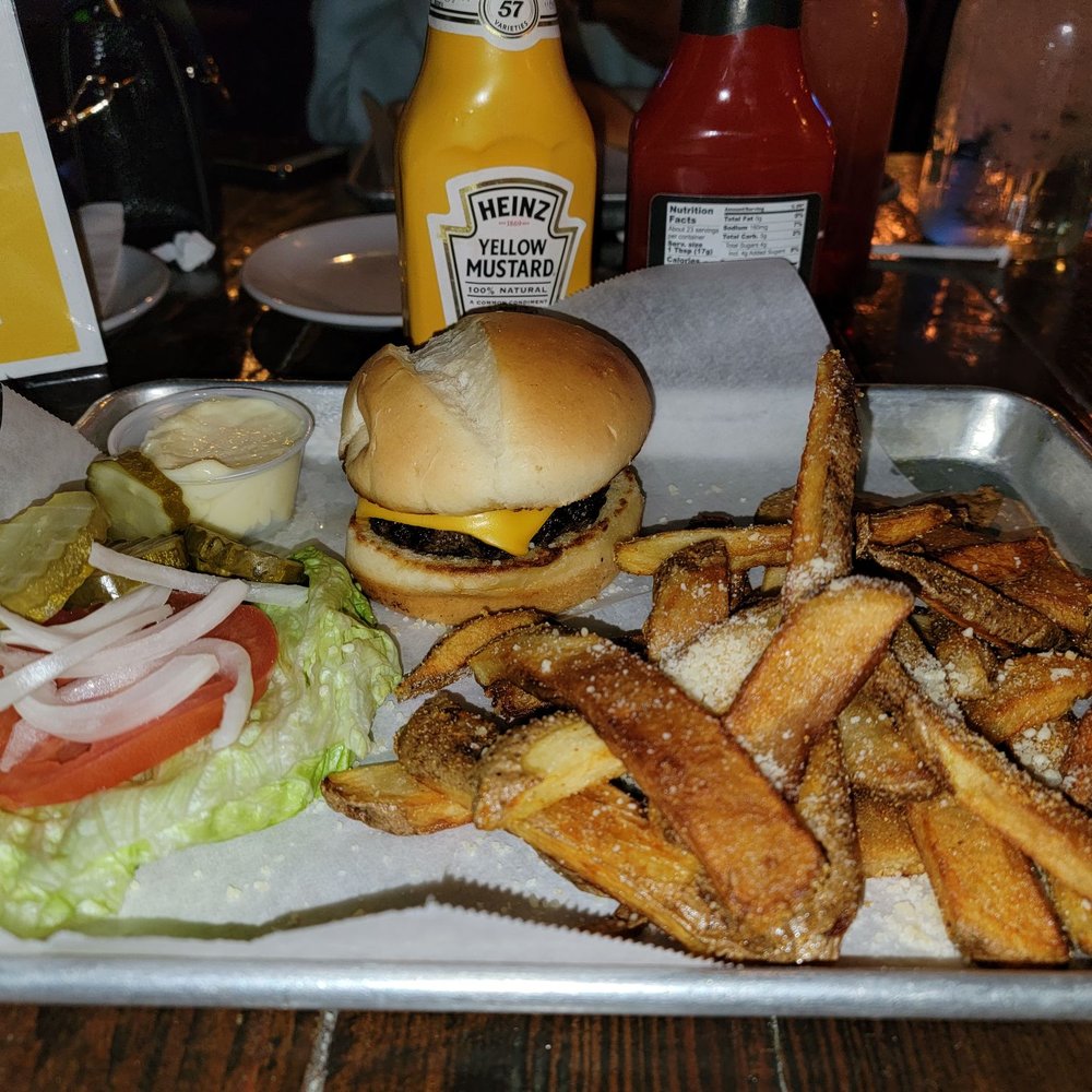 SOHA Bar and Grill - 5oz burger and fries. - Gastropubs Near Me - Saint Louis, Missouri SOHA Bar and Grill - 5oz burger and fries. - Gastropubs Near Me - Saint Louis, Missouri