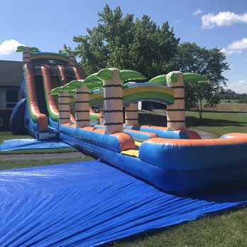 3 Monkeys Inflatables - Massive slide! - Bounce House Rentals Near Me - Felton, Pennsylvania