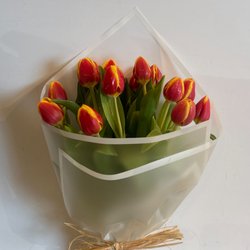 Solano Flower Shop - Tulip Wrap Bouquet!