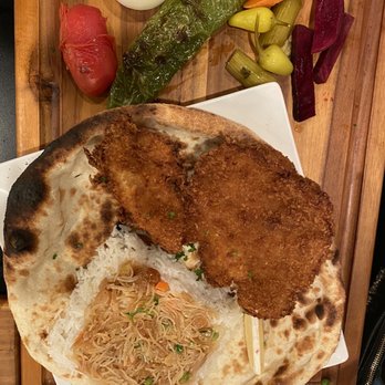 PapaFeta - Chicken cream chop plate - Greek Near Me - Temecula, California PapaFeta - Chicken cream chop plate - Greek Near Me - Temecula, California