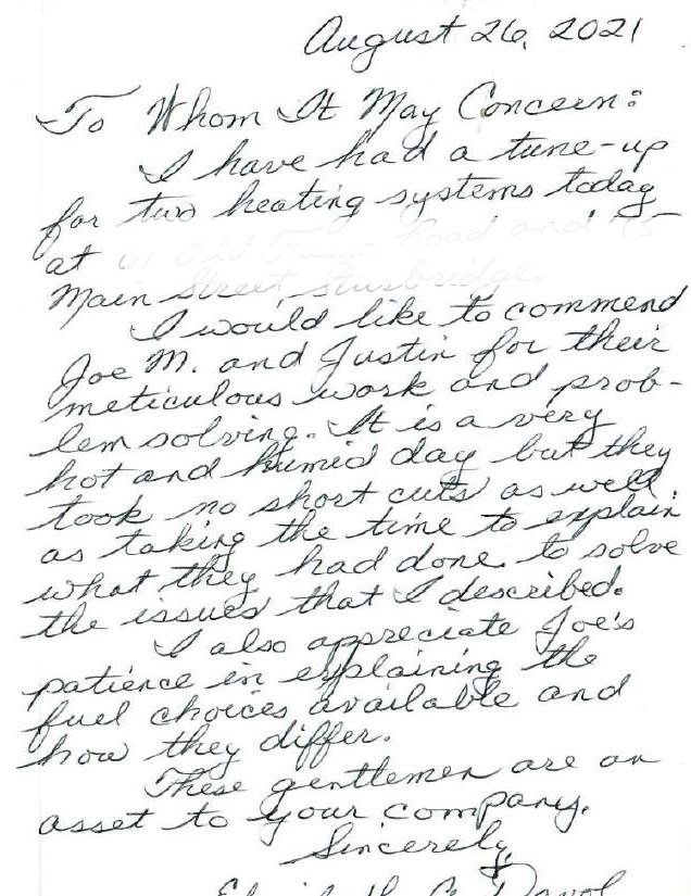 Slide of Peterson Oil Service