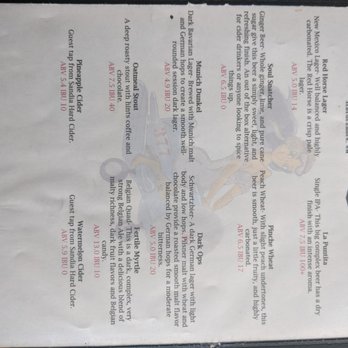 The 377 Brewery - Menu - Brewpubs Near Me - Albuquerque, New Mexico