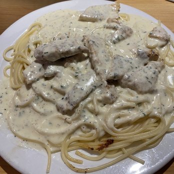 San Remo Pizza & Pasta - Spaghetti with Alfredo Sauce and chicken - Pizza Near Me - Bradenton, Florida San Remo Pizza & Pasta - Spaghetti with Alfredo Sauce and chicken - Pizza Near Me - Bradenton, Florida
