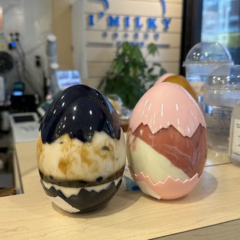 I'Milky - Chinatown - Galaxy Magic Egg and Happy Magic Egg - Bubble Tea Near Me - New York, New York