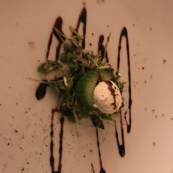 nyloS - Cucumber & cheese appetizer (complimentary) - New American Near Me - Paia, Hawaii