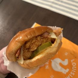 Spicy chicken sandwich Spicy chicken sandwich