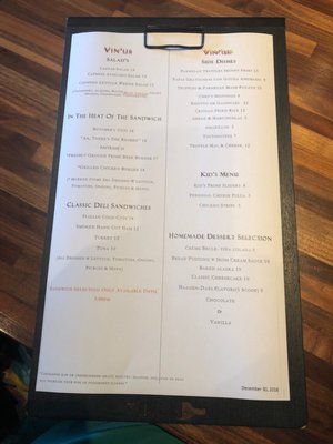 Menu photo 6 Vin'us San Juan, PR