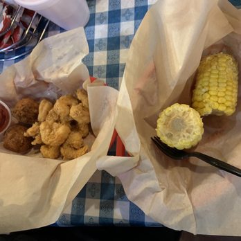 The Catch - Popcorn shrimp and corn - Seafood Near Me - Tyler, Texas