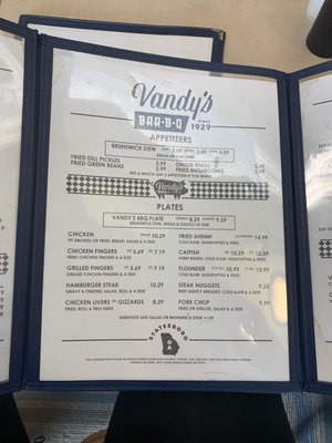 Menu photo 3 Vandy's Bar-B-Q Statesboro, GA Menu photo 3 Vandy's Bar-B-Q Statesboro, GA