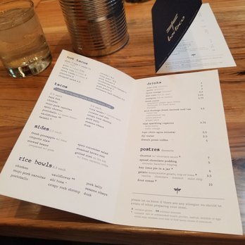 Bartaco Chastain Park - menu - Mexican Near Me - Atlanta, Georgia