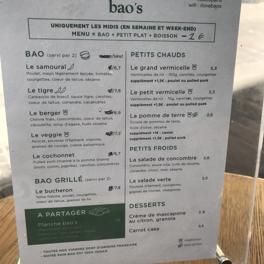 Bao's - Asian Fusion Near Me - Paris, 75