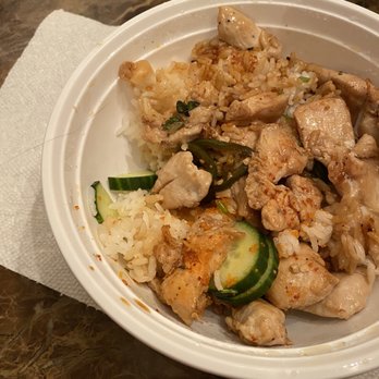 Okey Poke - A piece of hair I put out from inside the bowl... - Sushi Bars Near Me - Gaithersburg, Maryland