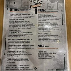 Lucky Street - Menu 11/25