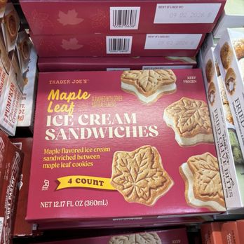 Trader Joe's Holladay - Maple Leaf Ice cream sandwiches - Grocery Near Me - Holladay, Utah Trader Joe's Holladay - Maple Leaf Ice cream sandwiches - Grocery Near Me - Holladay, Utah