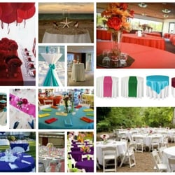Shoreline Party Rentals - Variety of Tablecloths