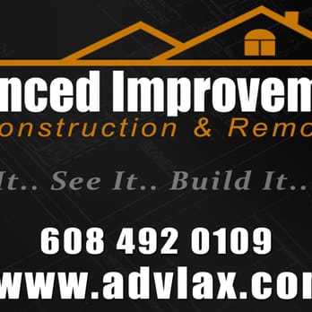 Advanced Improvements - the logo for advanced improvements, a new construction and remodeling company - General Contractors Near Me - La Crosse, Wisconsin Advanced Improvements - the logo for advanced improvements, a new construction and remodeling company - General Contractors Near Me - La Crosse, Wisconsin