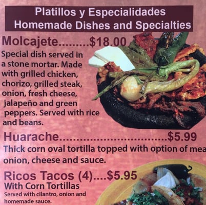 Menu photo 3 San Miguel Restaurant Greensboro, NC Menu photo 3 San Miguel Restaurant Greensboro, NC