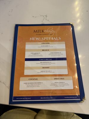 Menu photo 1 Milk & Honey Chantilly, VA