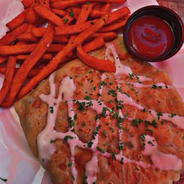 Poulet Et Champignons Crepe