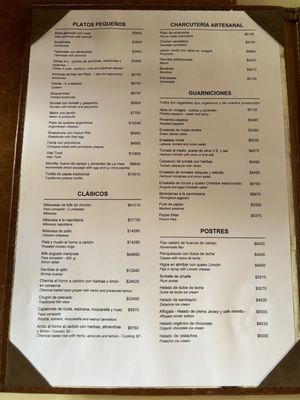 Menu photo 5 El Preferido de Palermo Buenos Aires, C
