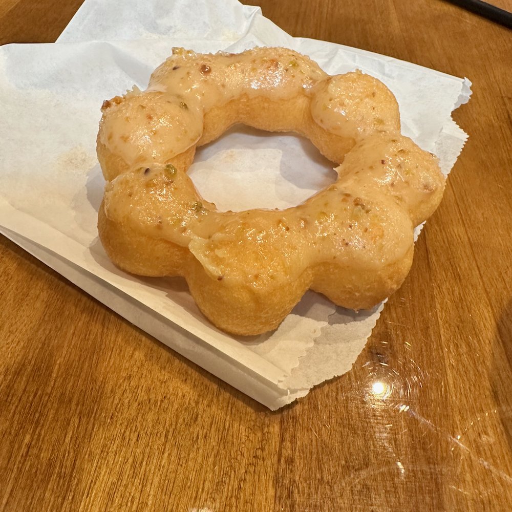 Aware Coffee - Pistachio white chocolate mochi doughnut. - Coffee & Tea Near Me - Las Vegas, Nevada Aware Coffee - Pistachio white chocolate mochi doughnut. - Coffee & Tea Near Me - Las Vegas, Nevada