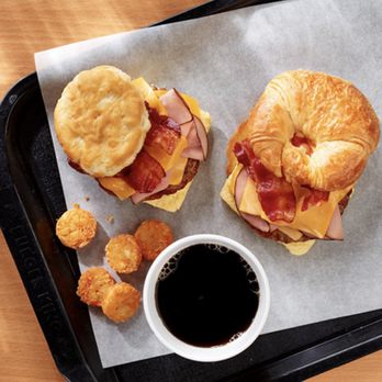 Burger King - Bacon, Egg & Cheese Croissan'wich
Hasbrowns
Fully Loaded Biscuit - Fast Food Near Me - Ladson, South Carolina